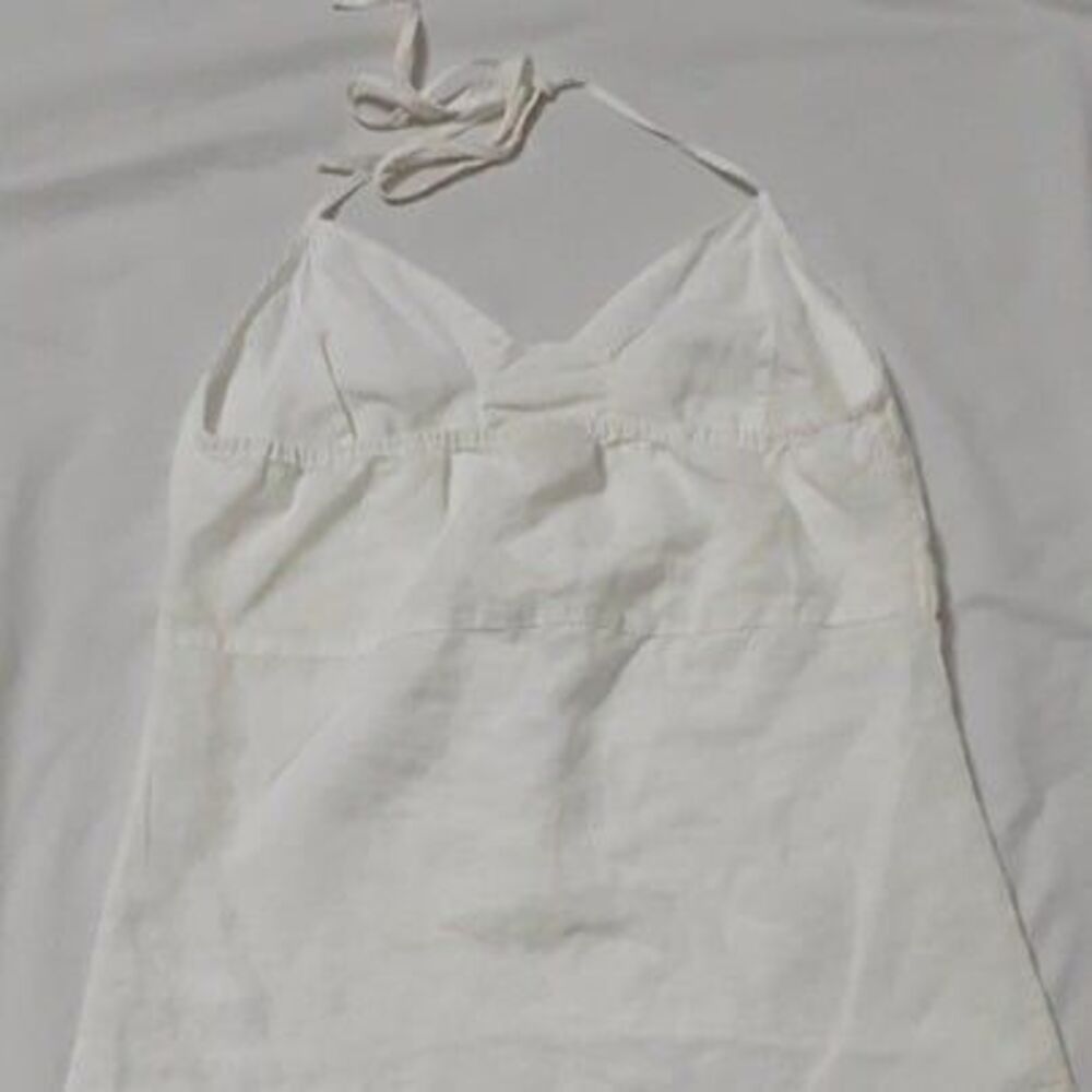 Kiko Women’s White Top  100% Linen Size M  Brand New # 144 - Picture 5 of 8